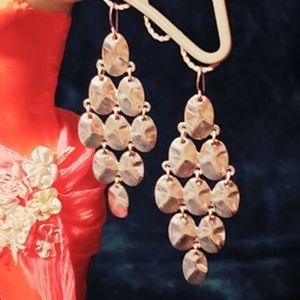 Silver dangle earrings